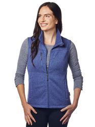 Image of Landway - Ladies Ashton Sweater Knit Fleece Vest