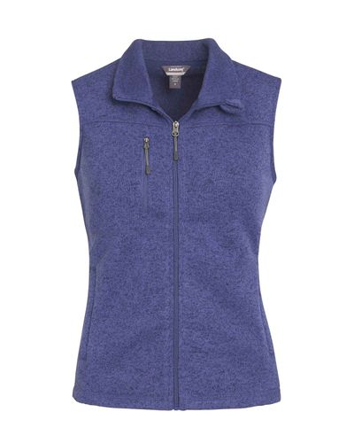 Landway - Ladies Ashton Sweater Knit Fleece Vest image thumbnail