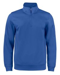 Image of Clique Lift Solution-dyed Performance Unisex Half Zip Sweatshirt