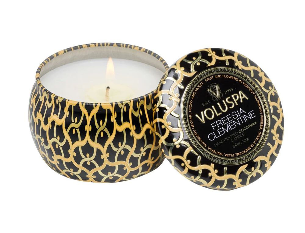 Voluspa Maison Noir Mini Tin Candle - Freesia Clementine primary image