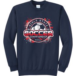 Image of Girls Soccer Crewneck Sweatshirt   