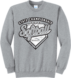 Image of Softball State Championship Crewneck Sweatshirt 