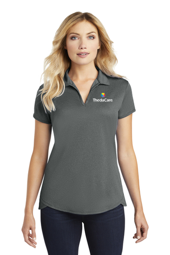 Port Authority Ladies Trace Heather Polo image thumbnail
