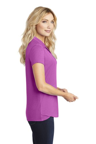 Port Authority Ladies Trace Heather Polo image thumbnail