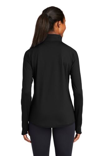 Sport-Tek Ladies Sport-Wick Stretch 1/2-Zip Pullover image thumbnail