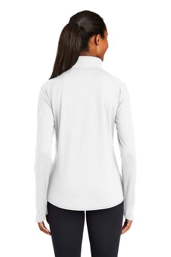 Sport-Tek Ladies Sport-Wick Stretch 1/2-Zip Pullover image thumbnail