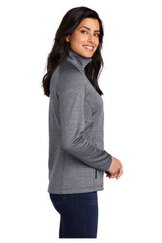 Port Authority Ladies Digi Stripe Fleece Jacket image thumbnail