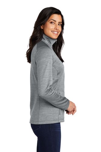 Port Authority Ladies Digi Stripe Fleece Jacket image thumbnail