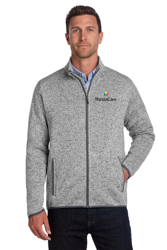 Port Authority Sweater Fleece Jacket image thumbnail