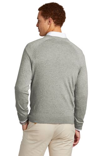 Brooks Brothers Cotton Stretch V-Neck Sweater image thumbnail