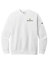 Image of Nike Club Fleece Sleeve Swoosh Crew