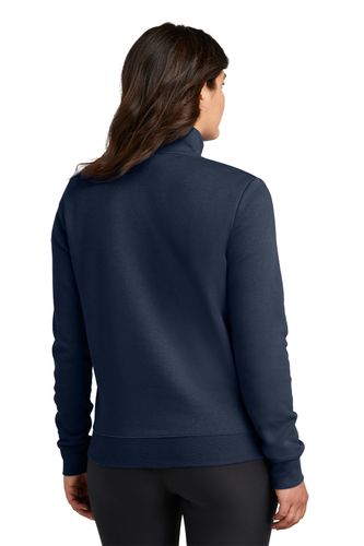 Nike Women's Club Fleece Sleeve Swoosh 1/2-Zip image thumbnail