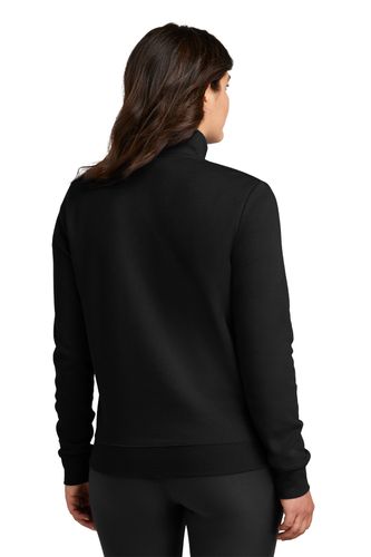 Nike Women's Club Fleece Sleeve Swoosh 1/2-Zip image thumbnail
