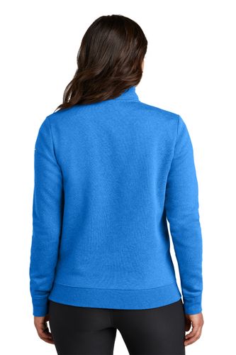 Nike Women's Club Fleece Sleeve Swoosh 1/2-Zip image thumbnail
