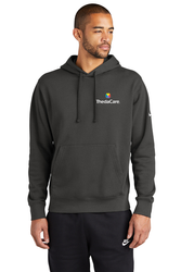 Image of Nike Club Fleece Sleeve Swoosh Pullover Hoodie