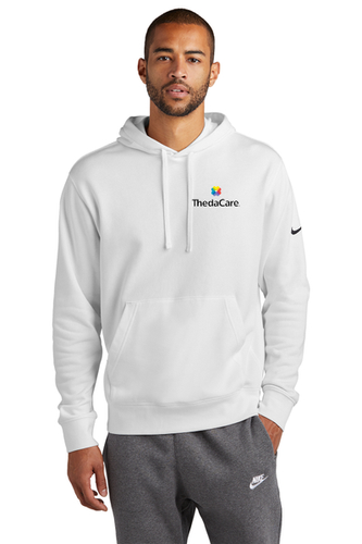 Nike Club Fleece Sleeve Swoosh Pullover Hoodie image thumbnail
