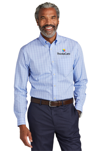 Brooks Brothers Wrinkle-Free Stretch Patterned Shirt image thumbnail