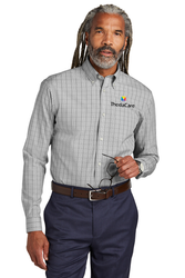 Image of Brooks Brothers Wrinkle-Free Stretch Patterned Shirt