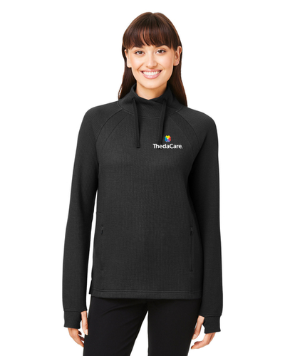North End Ladies' Rhythm Waffle Pullover image thumbnail