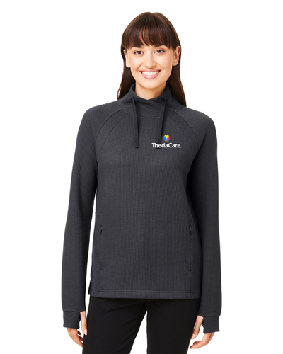 North End Ladies' Rhythm Waffle Pullover image thumbnail