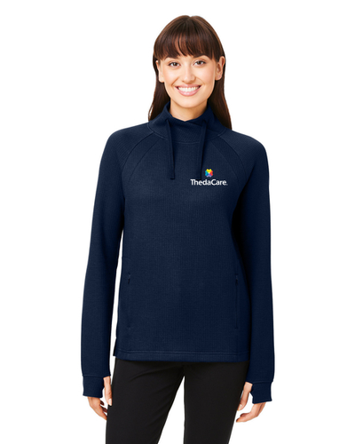 North End Ladies' Rhythm Waffle Pullover image thumbnail