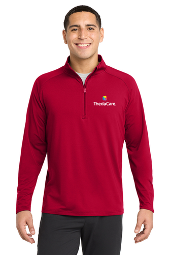 Sport-Tek Sport-Wick Stretch 1/2-Zip Pullover image thumbnail