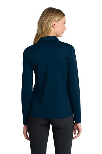 Nike Women's Dri-FIT Micro Pique 2.0 Long Sleeve Polo image thumbnail