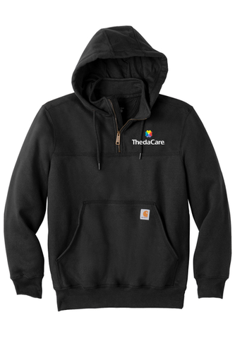 Carhartt Rain Defender Paxton Heavyweight Hooded Zip Mock Sweatshirt image thumbnail