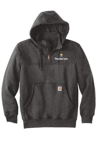 Carhartt Rain Defender Paxton Heavyweight Hooded Zip Mock Sweatshirt image thumbnail