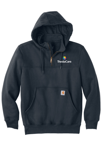 Carhartt Rain Defender Paxton Heavyweight Hooded Zip Mock Sweatshirt image thumbnail
