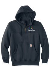 Image of Carhartt Rain Defender Paxton Heavyweight Hooded Zip Mock Sweatshirt
