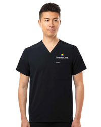 Image of Jaanuu Men's Holmes Everyday 1-Pocket Scrub V-Neck Top