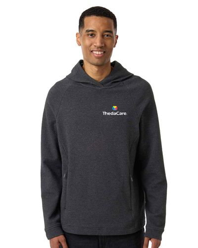 North End Men's Spirit Textured Hooded Pullover image thumbnail