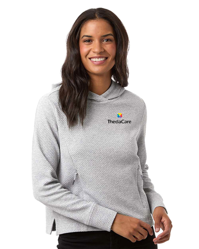 North End Women's Spirit Textured Hooded Pullover image thumbnail