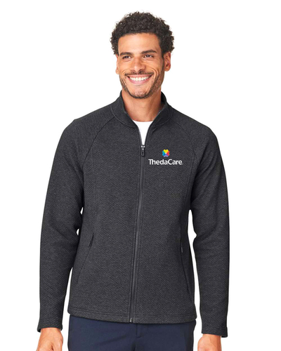 North End Men's Spirit Textured Full-Zip image thumbnail