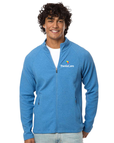 North End Men's Spirit Textured Full-Zip image thumbnail