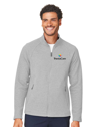 North End Men's Spirit Textured Full-Zip image thumbnail
