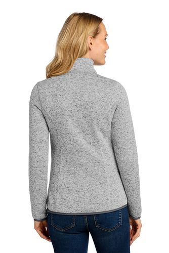 Port Authority Ladies Sweater Fleece Jacket image thumbnail