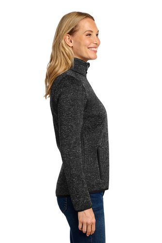 Port Authority Ladies Sweater Fleece Jacket image thumbnail