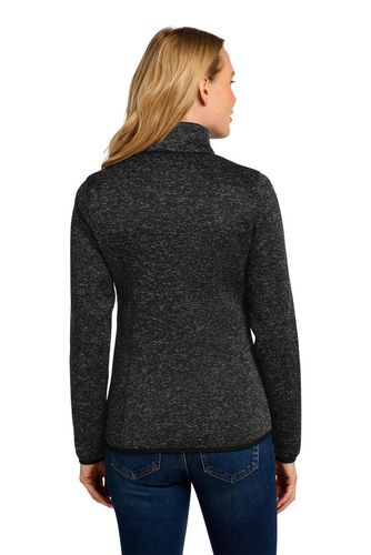 Port Authority Ladies Sweater Fleece Jacket image thumbnail