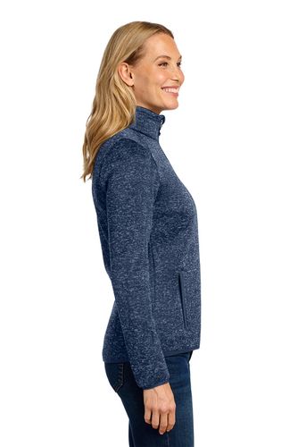 Port Authority Ladies Sweater Fleece Jacket image thumbnail