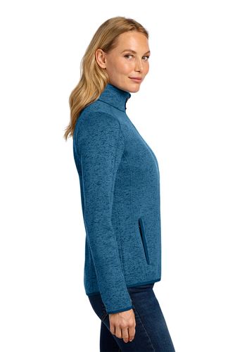 Port Authority Ladies Sweater Fleece Jacket image thumbnail