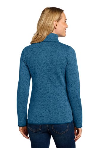 Port Authority Ladies Sweater Fleece Jacket image thumbnail