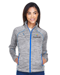 Image of North End Women's Flux Mélange Bonded Fleece Jacket 