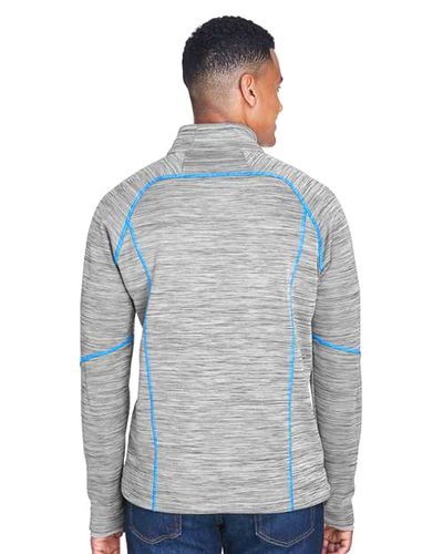 North End Men's Flux Mélange Bonded Fleece Jacket image thumbnail