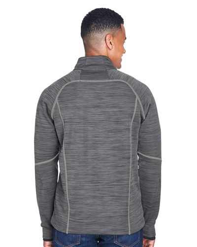 North End Men's Flux Mélange Bonded Fleece Jacket image thumbnail