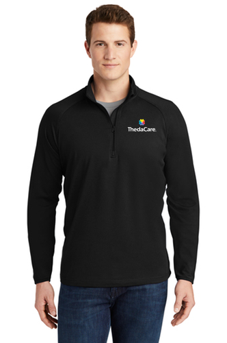 Sport-Tek Sport-Wick Stretch 1/2-Zip Pullover image thumbnail
