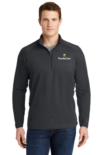 Sport-Tek Sport-Wick Stretch 1/2-Zip Pullover image thumbnail