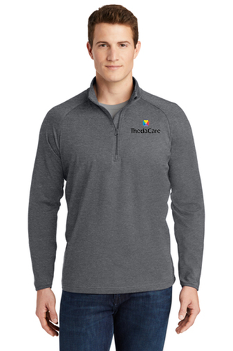 Sport-Tek Sport-Wick Stretch 1/2-Zip Pullover image thumbnail