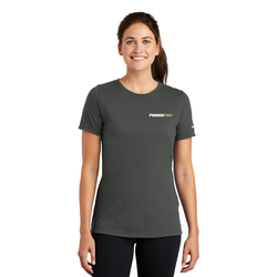 Image of Nike Ladies Dri-FIT Cotton/Poly Scoop Neck Tee 